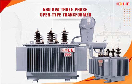 560 kva three-phase open-type transformer