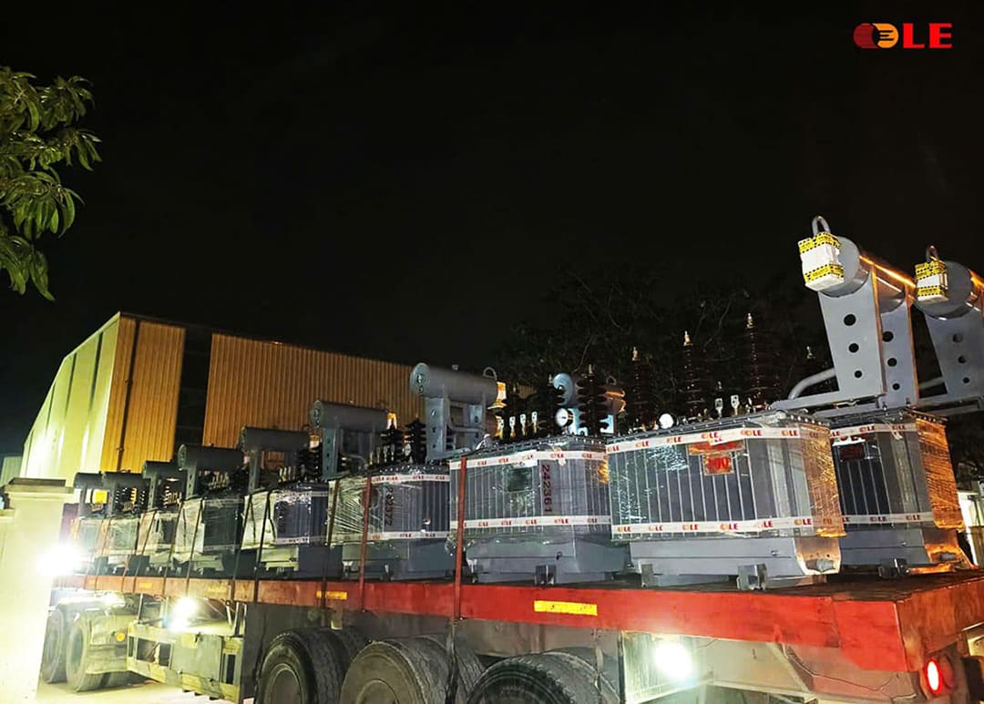 Representative Power Transformer Supply and Repair Projects in Yen Bai, Hai Phong, and Lao Cai.