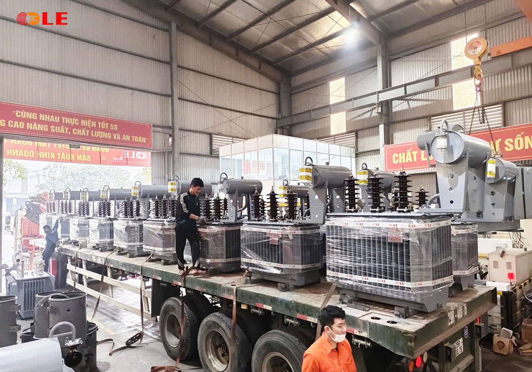 Máy biến áp LE chuẩn bị vận chuyển cho dự án
