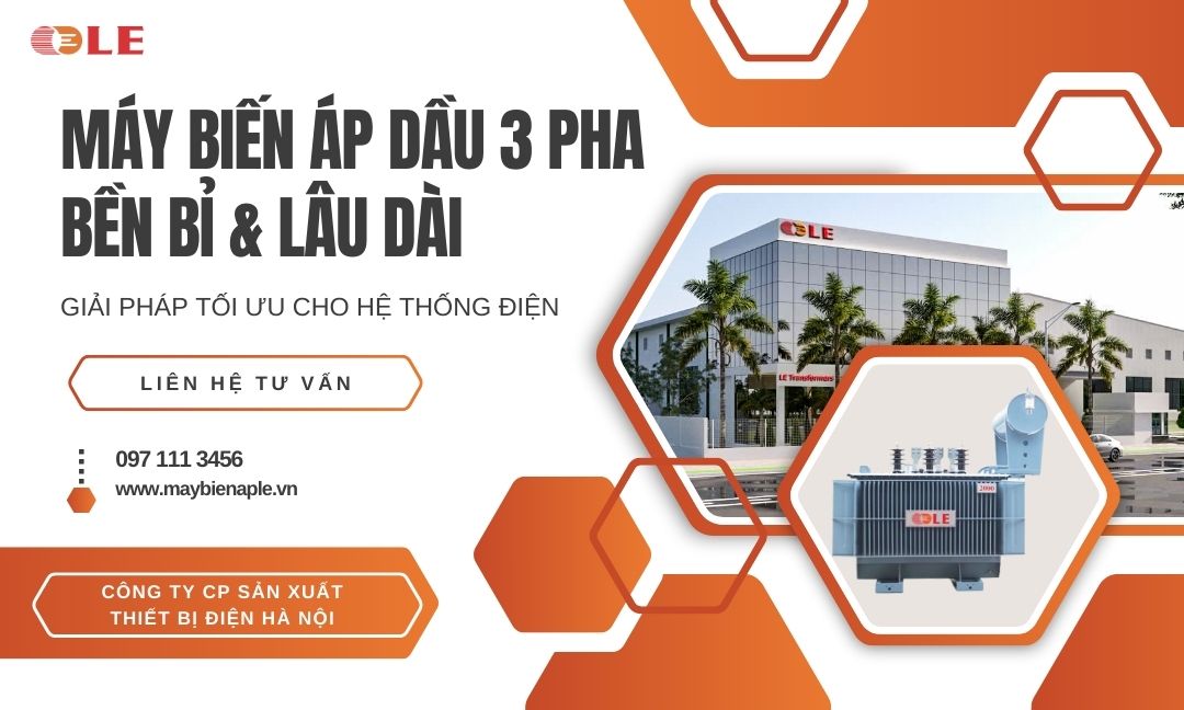 Máy biến áp dầu 3 pha